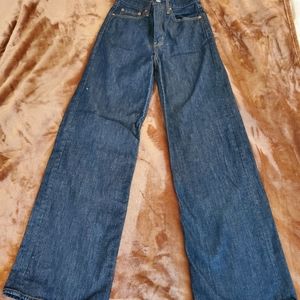 Levi's ribcage wide leg jeans